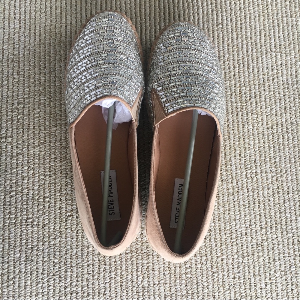 NWT STEVE MADDEN Proud Rhinestone 9.5